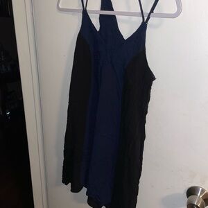 Stylish Black and Blue Dress